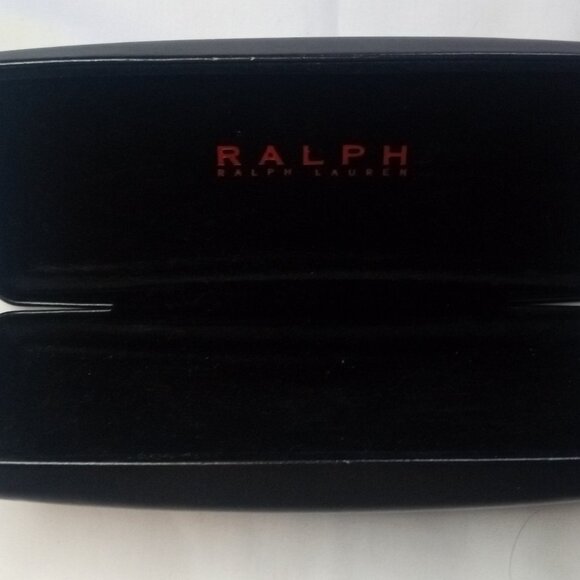 Genuine Ralph Lauren Eyeglasses Sunglasses Hard Case Only Black 6" x 2.5" x 1" - Picture 4 of 4